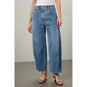 TIBI Women's Classic Wash Sid Jeans Size 25 In Blue